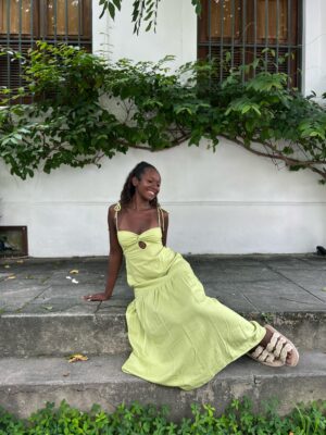 VESTIDO RAISSA DECOTE COSTAS LINHO