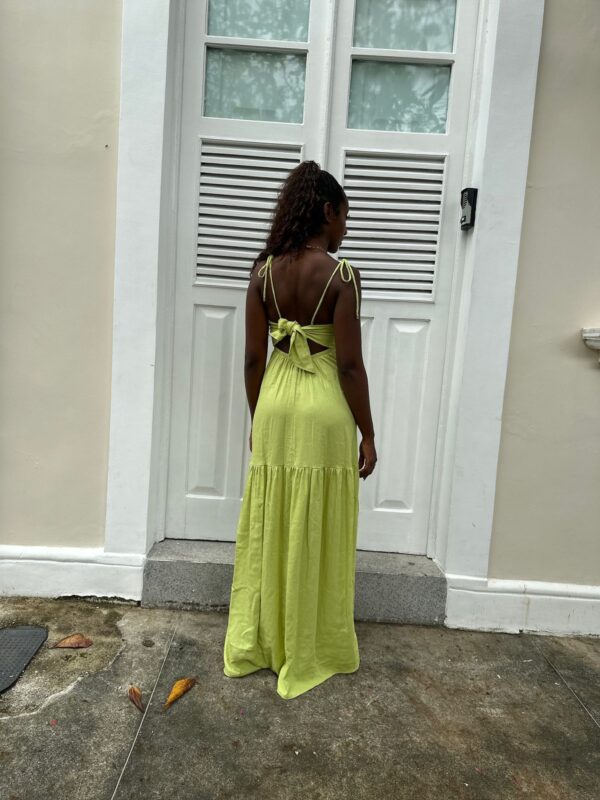 VESTIDO RAISSA DECOTE COSTAS LINHO - Imagem 3