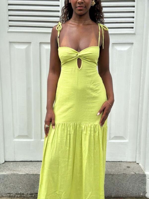 VESTIDO RAISSA DECOTE COSTAS LINHO - Imagem 2