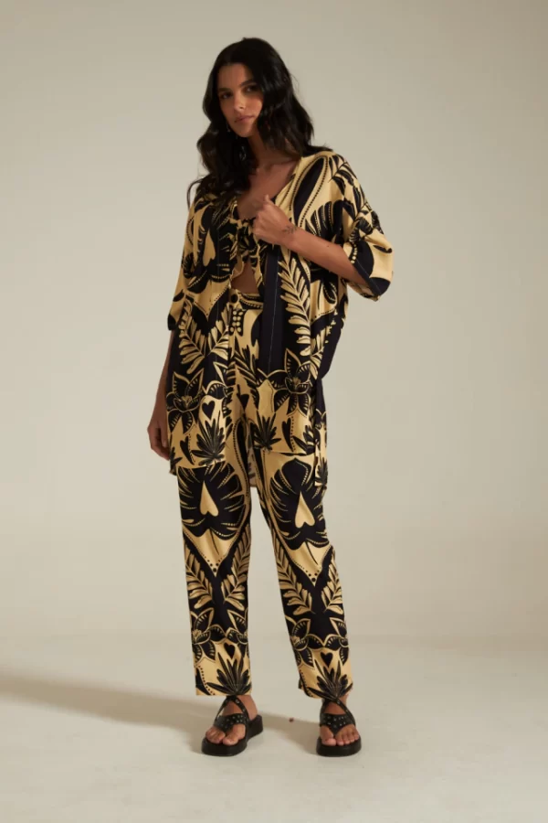 KIMONO VISCOSE ESTAMPA AVA