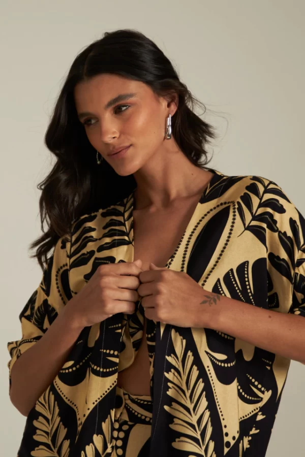 KIMONO VISCOSE ESTAMPA AVA - Imagem 2