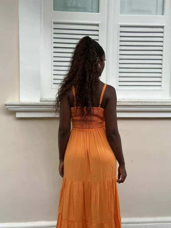 VESTIDO THAI ABERTURA FRENTE VISCOSE - Imagem 4
