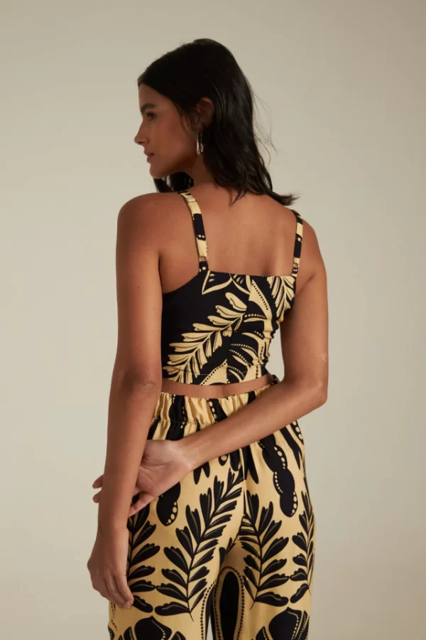 TOP VISCOSE AMARRACAO ESTAMPA AVA - Imagem 3