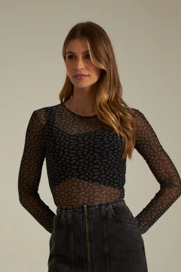 BLUSA TULE CORACAO - Imagem 2