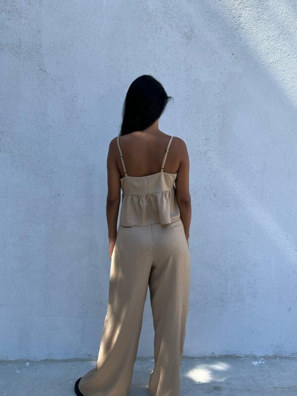 CALÇA PANTALONA BOTAO LINHO - Imagem 4